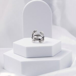 Anillo Intrecciati Baño Plata