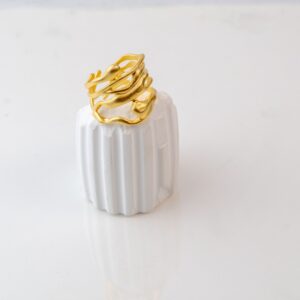 Anillo Ruya Baño Oro