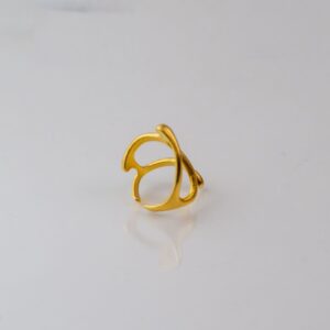 Anillo Knot Baño Oro
