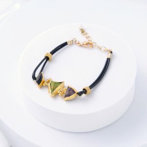 Pulsera Tribal Baño Oro