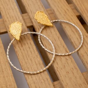 Pendientes Itsara Baño Oro y Plata