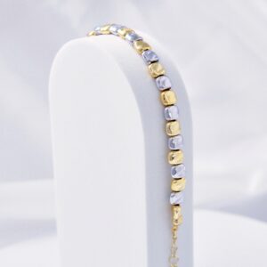 Pulsera Canto Mix Oro y Plata