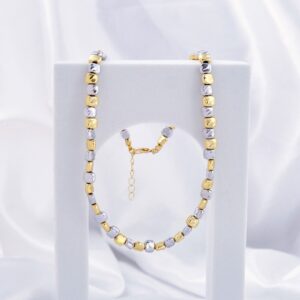 Collar Canto Mix Oro y Plata