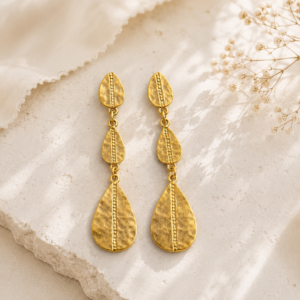 Pendientes LarmeTrio Baño Oro