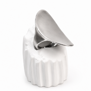 Anillo Wave Baño Plata