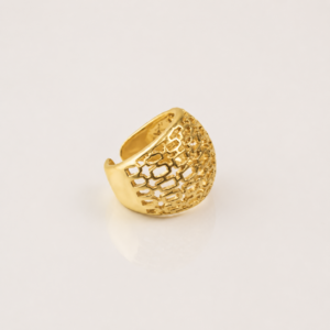 Anillo Mosaico Baño Oro
