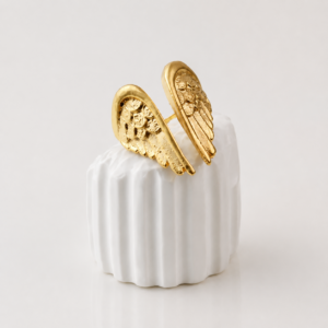 Anillo Angel Baño Oro