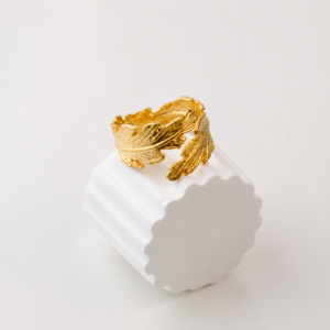 Anillo Crown Baño Oro