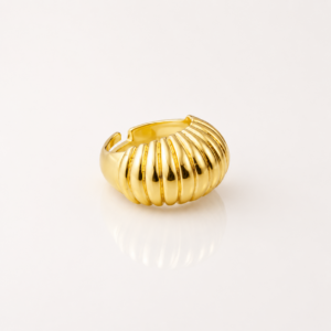 Anillo Croissant Dorado