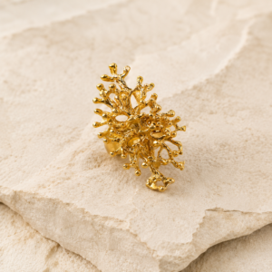 Anillo Coral Vibrante